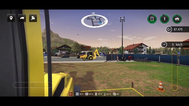 Construction Simulator 3 - Прохождение (gameplay). Ландшафтные работы - постройка террасы #4 смотреть онлайн