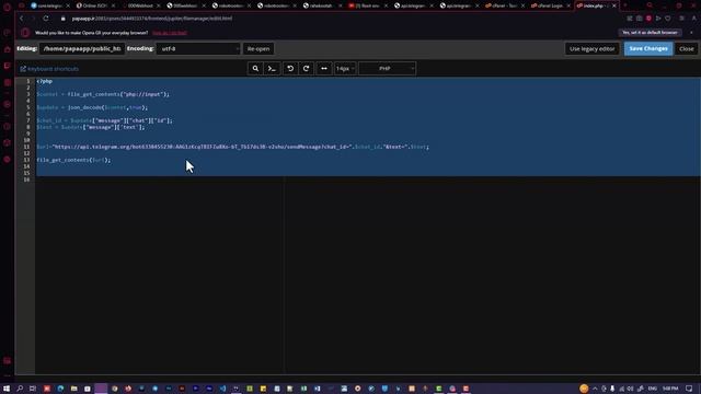 آموزش طراحی ربات تلگرام با php | قسمت سوم | راه اندازی ربات با کد،توابع و curl смотреть онлайн