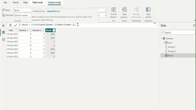 How to Replace NaN with 0 (ZERO) in Power BI смотреть онлайн