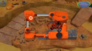 Динозавры со стальной пастью   мультик  Роботы динозавры строят башню  Динотракс