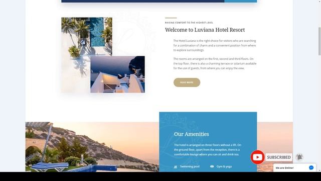 Hotel Booking WordPress Theme - Luviana смотреть онлайн