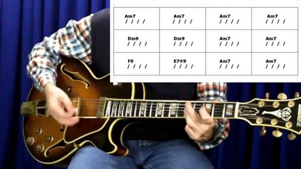 Minor Blues Chord Progression - Blues Guitar Lesson