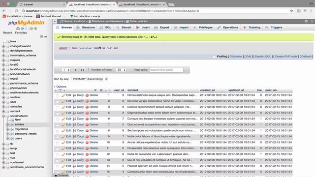 Laravel 5.3 tutorials #38 Social Network CRUD Delete (last video) смотреть онлайн