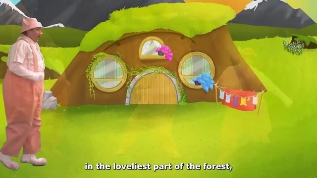 Wolf and the Seven Little Goats + Pigs are in the Camping English Fairy Tales & Kids Stories смотреть онлайн