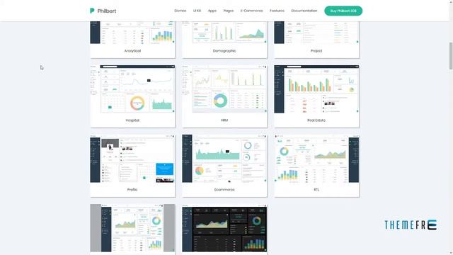 Philbert - Multipurpose Bootstrap Admin Dashboard Template + UI Kit смотреть онлайн