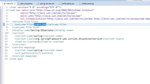 Part 5 - Spring and Hibernate - Creating index.jsp and testing our application смотреть онлайн
