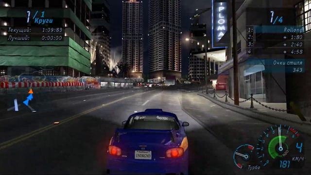 Need for Speed: Underground - Прохождение - Part 55 [Спринт] смотреть онлайн