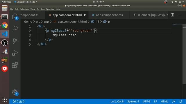 Angular ngClass Directive смотреть онлайн