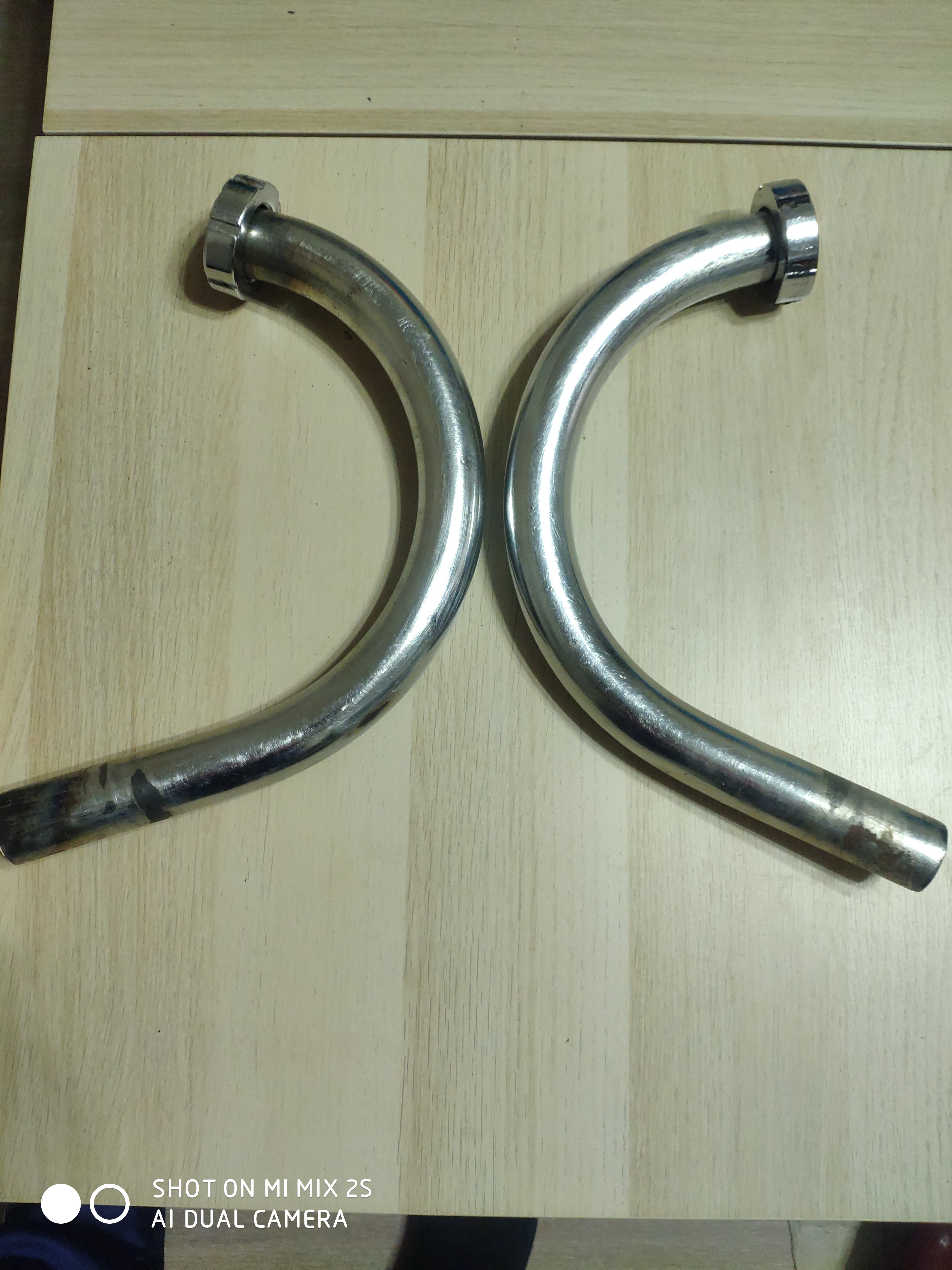 Отличные патрубки для Восход 3М с гайками хром СССР смотреть онлайн