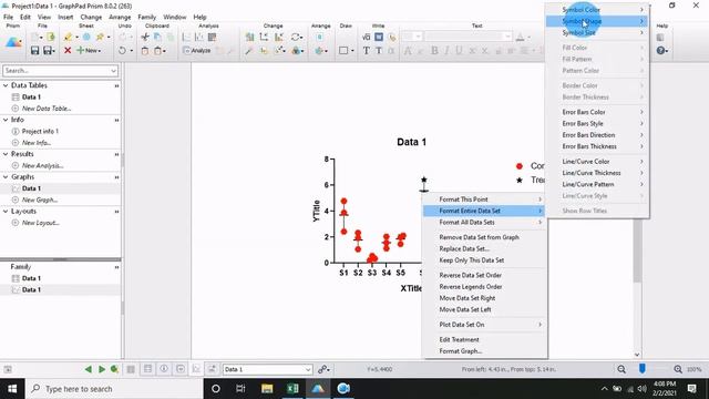 How to Draw a Separated Scatter Diagram in Graphpad Prism | Biostatistics | Statistics Bio7 смотреть онлайн