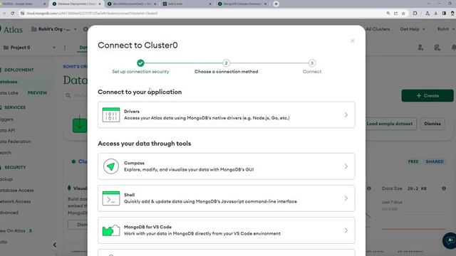 Setting up MongoDB Compass tool - NodeJS || Hindi #87 смотреть онлайн