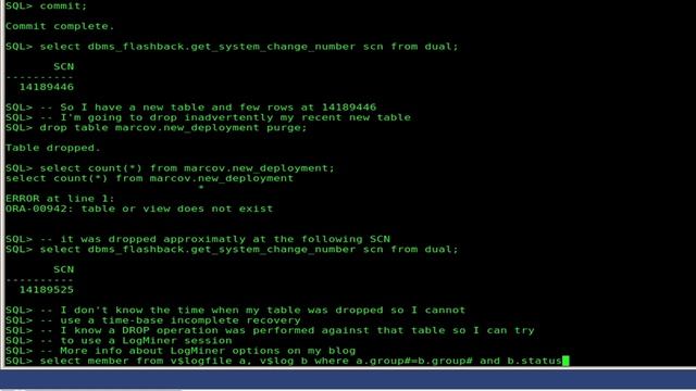 RMAN: How to perform a SCN based incomplete recovery смотреть онлайн