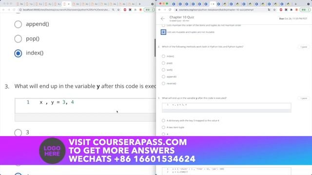 Coursera python for everybody course2 python data structures all answers with assignments смотреть онлайн