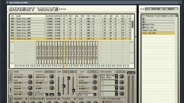 FLStudio - Direct Wave Plugin.