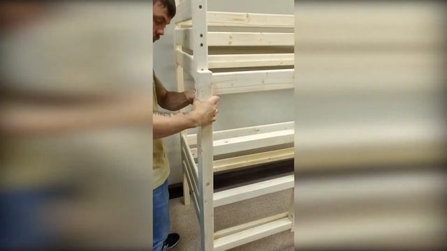 Инструкция по сборке двухъярусной кровати домик от компании Новирон смотреть онлайн