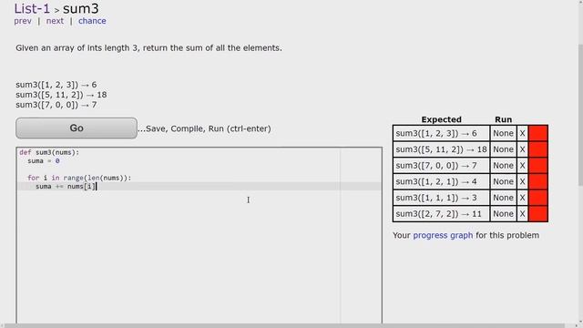 036 - Ejercicio de Python - Codingbat - List 1 - Sum3 смотреть онлайн