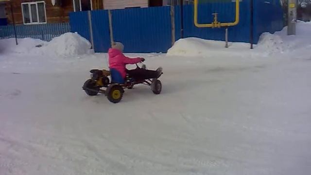 самодельный картинг TRQ смотреть онлайн