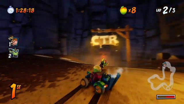 Crash™ Team Racing Nitro-Fueled - komodo joes challange (boss race) kenny xd96 смотреть онлайн