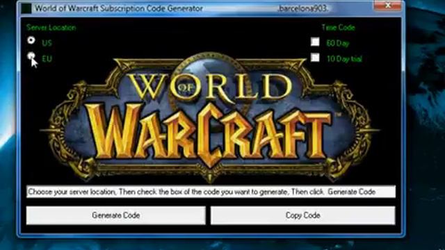 WoW Time Card Code Generator Download (new, virus check!) смотреть онлайн