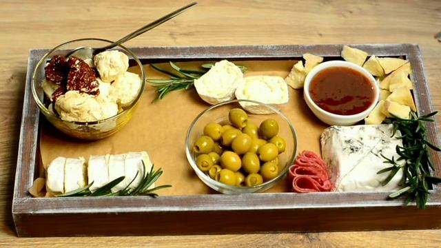 Сырная доска. Оформление. смотреть онлайн
