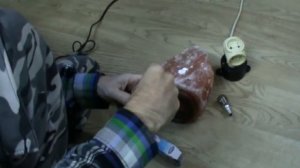 Соляная лампа из гималайской соли ЧТО ТАМ ВНУТРИ, замена лампочки