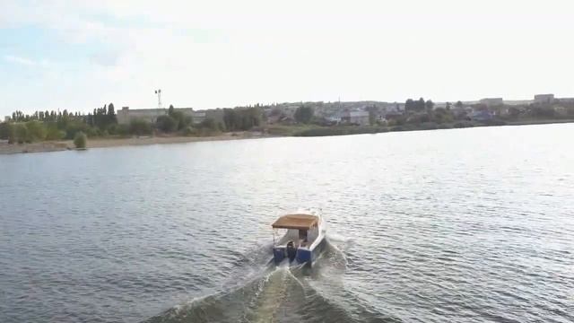 Еще один катер Краб 620 на воде - глиссирование смотреть онлайн