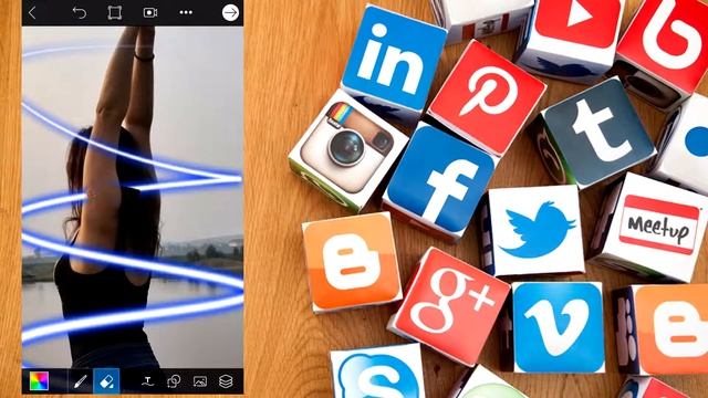 КАК СДЕЛАТЬ НЕОНОВУЮ СПИРАЛЬ I МОБИЛЬНАЯ ОБРАБОТКА смотреть онлайн