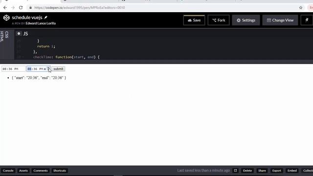 schedule management vuejs смотреть онлайн