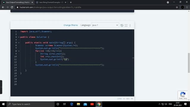 HackerRank Java | Output Formatting | Solution | Basic Coder смотреть онлайн