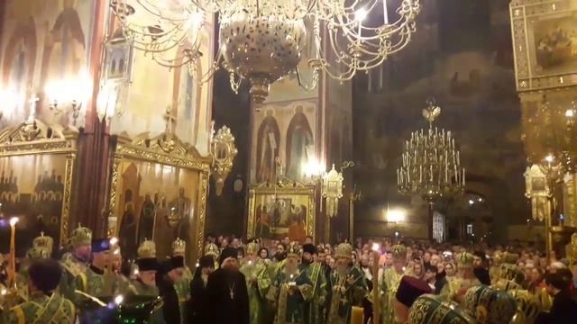 Величание преподобному Сергию Радонежскому - Троице-Сергиева Лавра, 2018 г. смотреть онлайн
