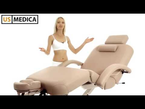 Стационарный массажный стол US MEDICA Profi смотреть онлайн