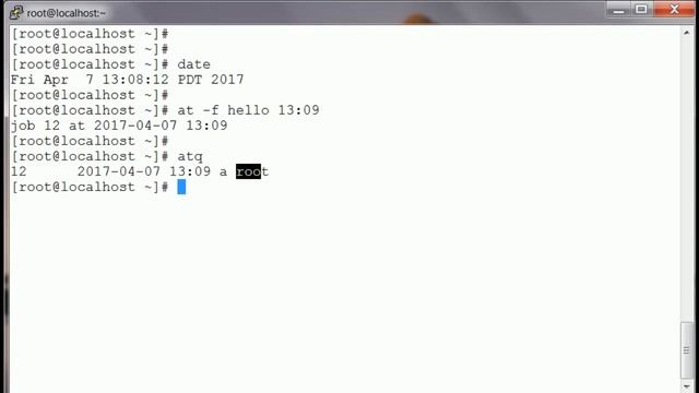Linux - at command basics | How to schedule a job using "at" command смотреть онлайн