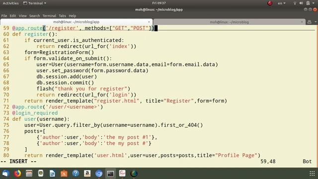The Flask Mega-Tutorial Part VI: Profile Page and Avatars [Arab] part 2 смотреть онлайн
