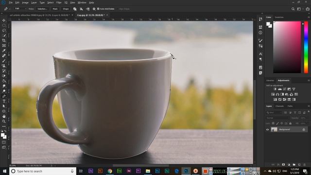 Vector Mask - Adobe Photoshop CC 2019 смотреть онлайн