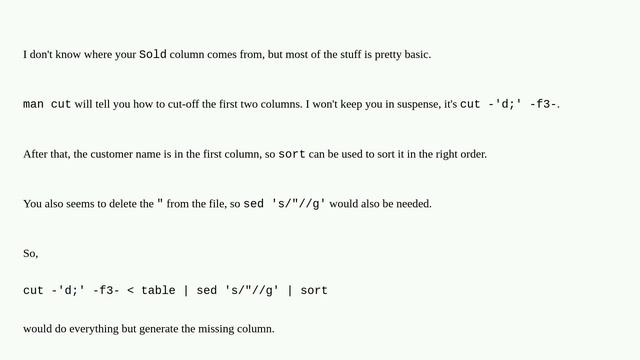 CSV sort by column 3 and counter in front смотреть онлайн