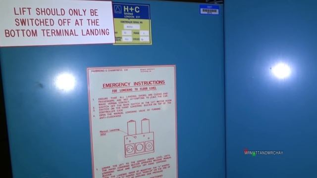 A DERELICT LIFT with DOOR CLOSE on the outside?! +motor room смотреть онлайн