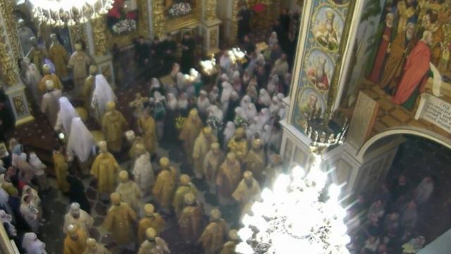 Годовщина интронизации Предстоятеля УПЦ: Литургия смотреть онлайн