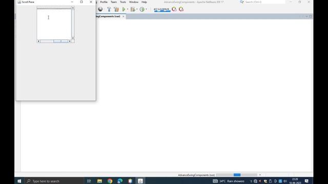 How to Add Scrollpane in frame in java swing using Apache NetBeans смотреть онлайн