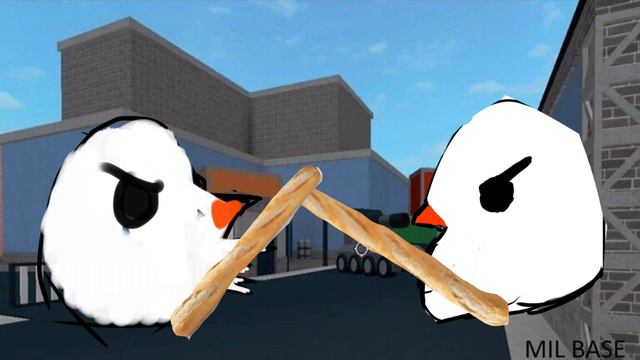 Драка гусей с хлебом)))) смотреть онлайн