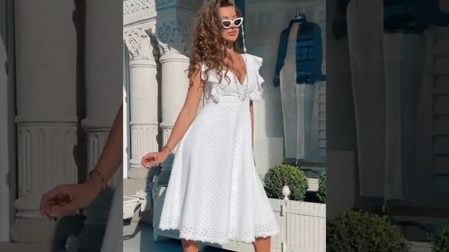 Белый сарафан ? лето 2021 MALINA Bonita смотреть онлайн