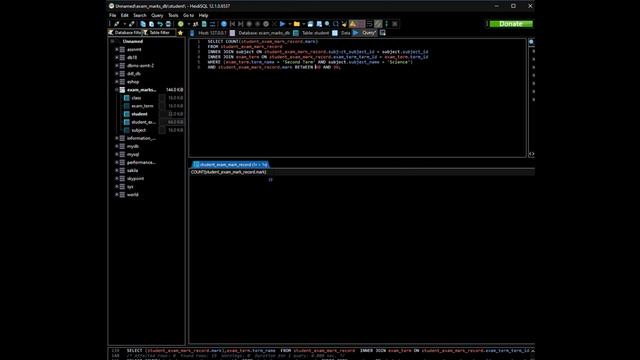 Explain how to use COUNT SQL Functions and INNER JOIN use the data in the Database Tables. смотреть онлайн