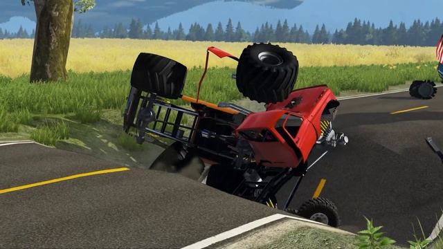 Cars vs Massive Potholes ▶️ BeamNG Drive смотреть онлайн