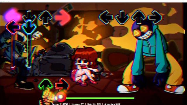 Прохождение "пианино " во ФнФ смотреть онлайн