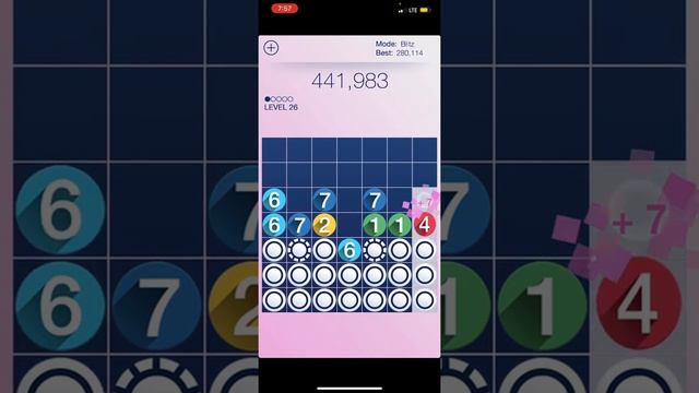 Drop 7 Blitz Mode 898K Score! смотреть онлайн