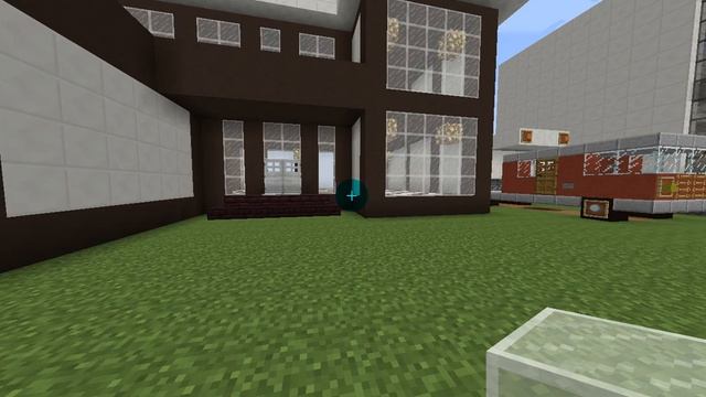 Дом в стиле хай-тек в Майнкрафте. смотреть онлайн