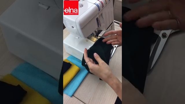 Работа с разными видами ткани на оверлоке Elna 664 смотреть онлайн