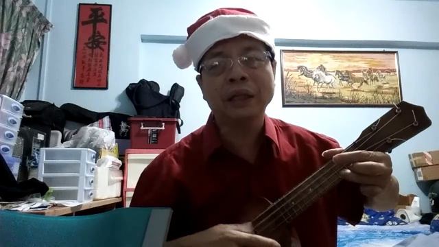 Mary's Boy child Jesus Christ on ukulele using the Mariachi technique смотреть онлайн