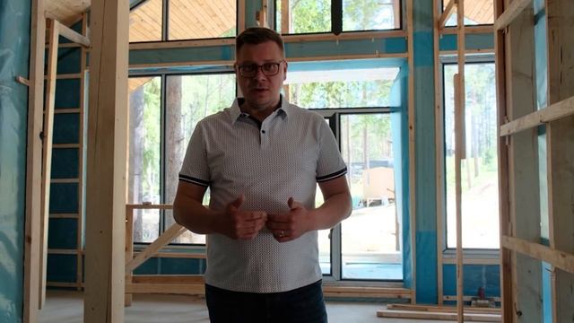 Построили шикарный каркасный дом в скандинавском стиле с панорамным остеклением смотреть онлайн