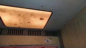 Редкий Московский лифт с деревянным купе! МЭЛ-1997 г.в., ул. Политехнический Пер., д. 14, 6 подъезд