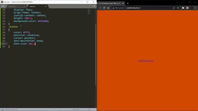 CSS Underline Hover Effect | CSS Animation смотреть онлайн